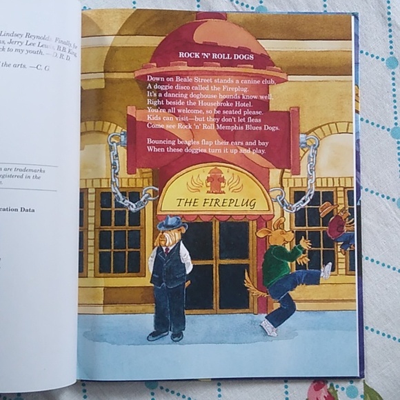 Rock N Roll Dogs Davis Davis Children's Hardcover Book Music Daycare Preschool - Picture 5 of 5